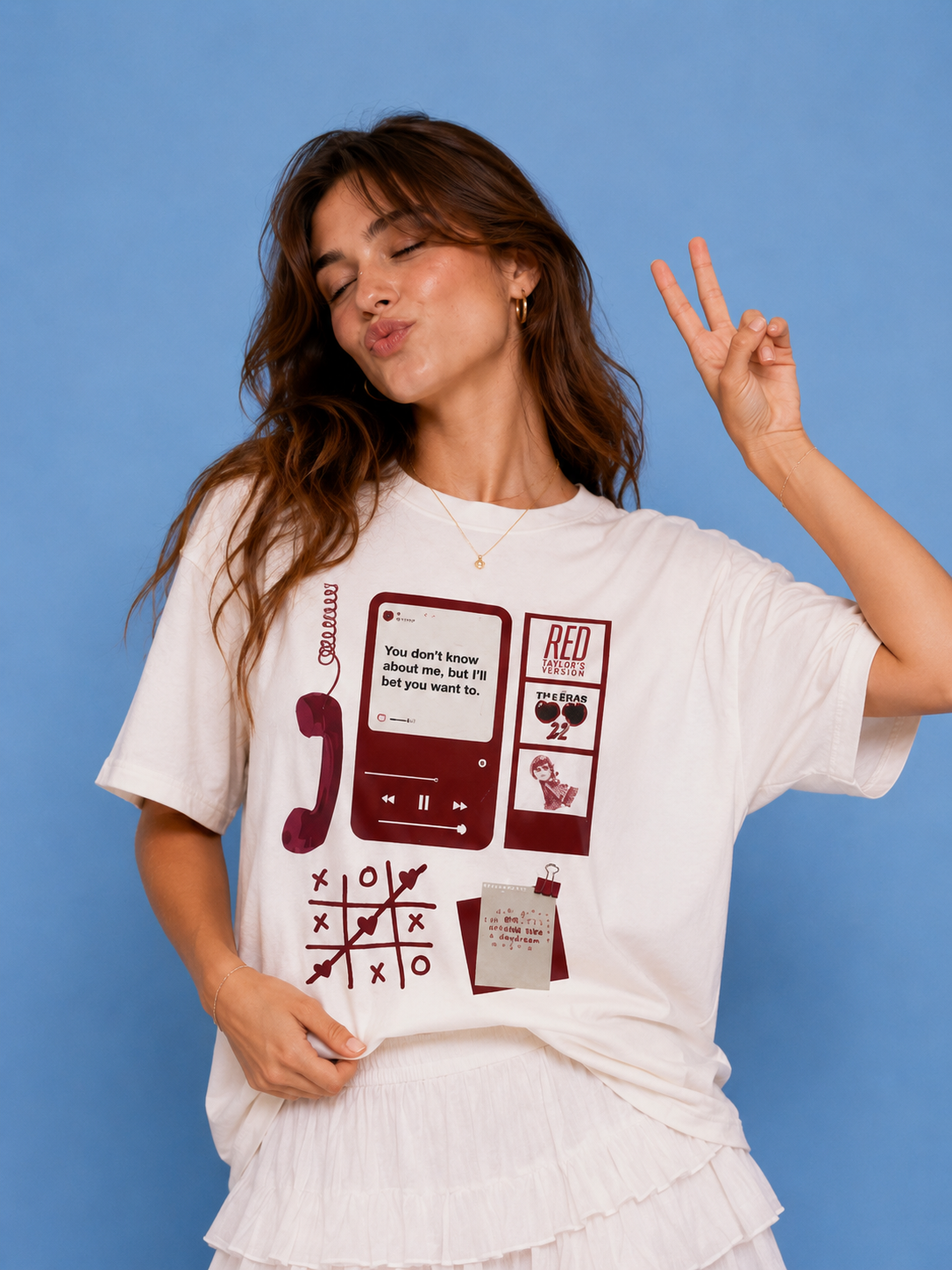 Camiseta Oversized Burning Red