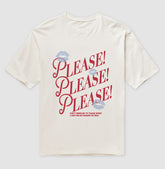 Camiseta Oversized Please, Please, Please!