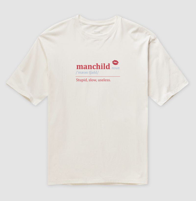 Camiseta Oversized Manchild